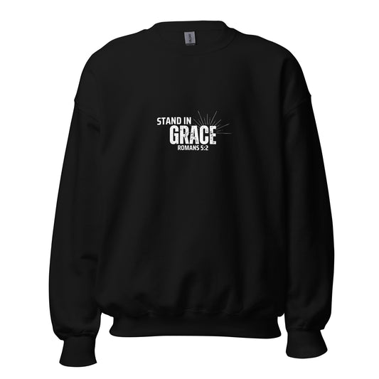 Stand In Grace | Sweatshirt - Black & Pink