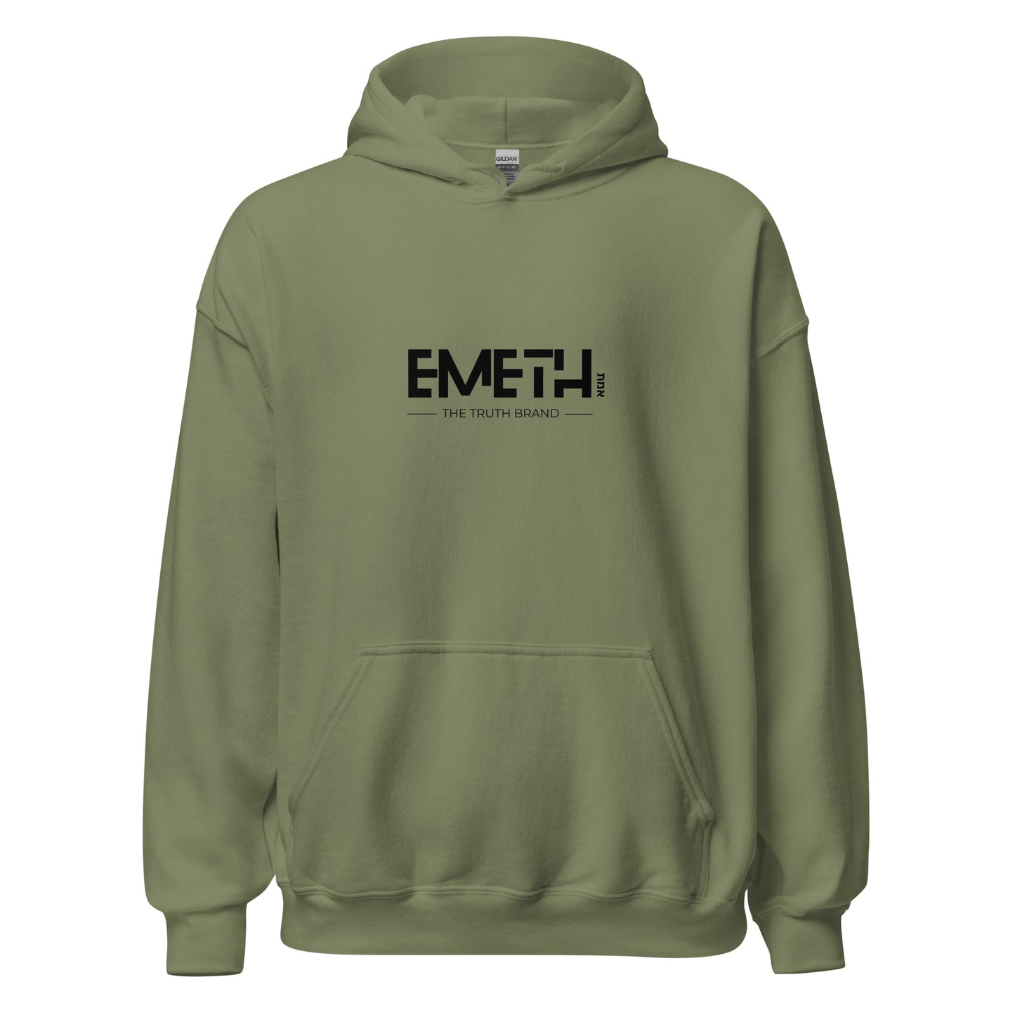 Emeth | Hoddie - Grey, White & Military Green